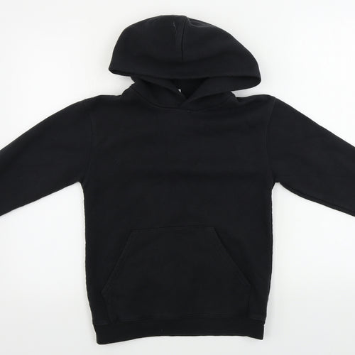 Fruit of the Loom  Boys Black   Pullover Hoodie Size 9-10 Years