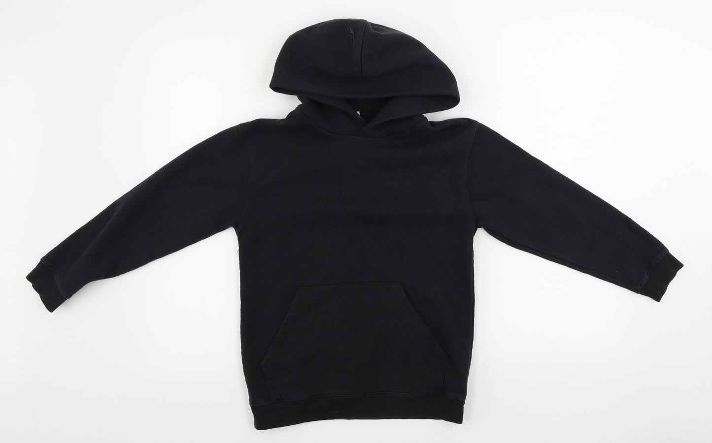 Fruit of the Loom  Boys Black   Pullover Hoodie Size 9-10 Years