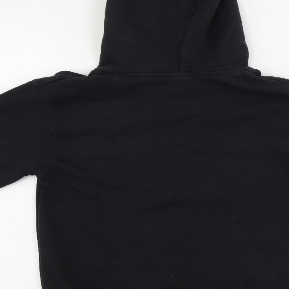 Fruit of the Loom  Boys Black   Pullover Hoodie Size 9-10 Years