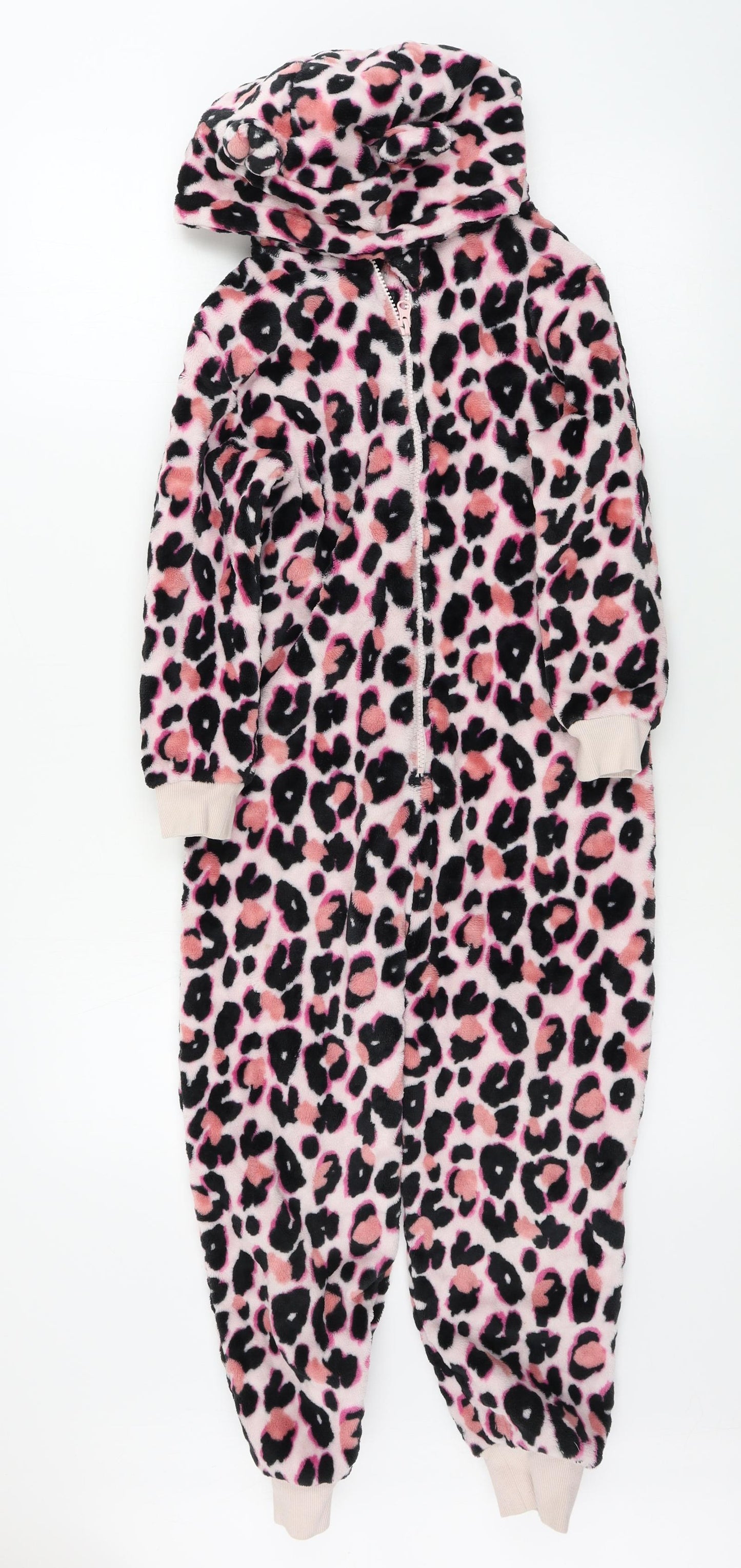 NEXT  Girls Pink Animal Print   One Piece Size 7 Years