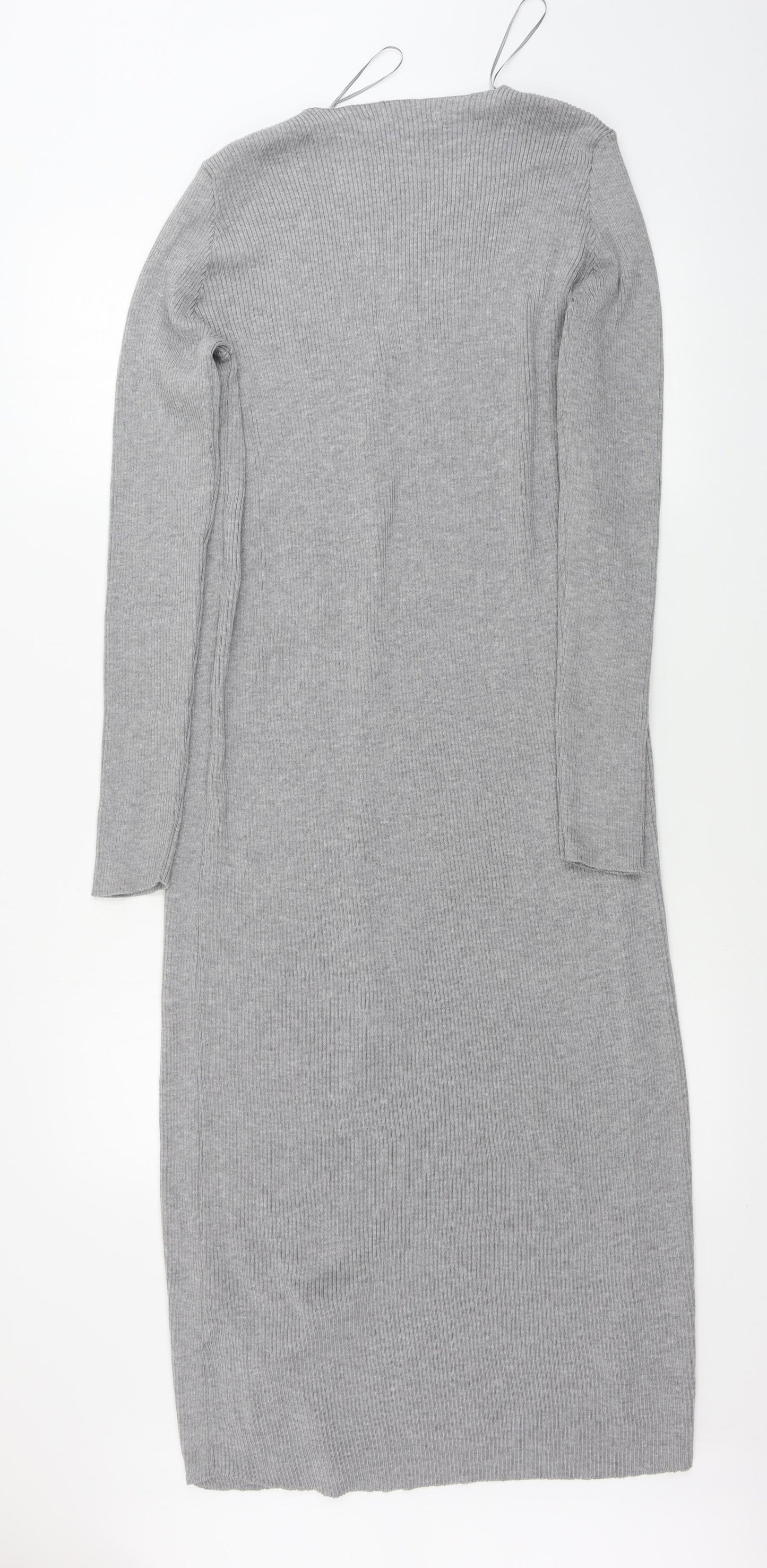 Zara Womens Grey   Cardigan Jumper Size M
