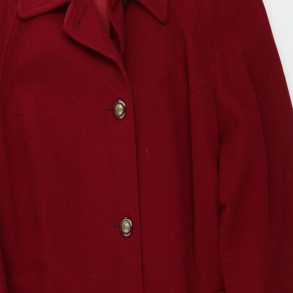 Eastex Womens Red   Jacket Coat Size 18