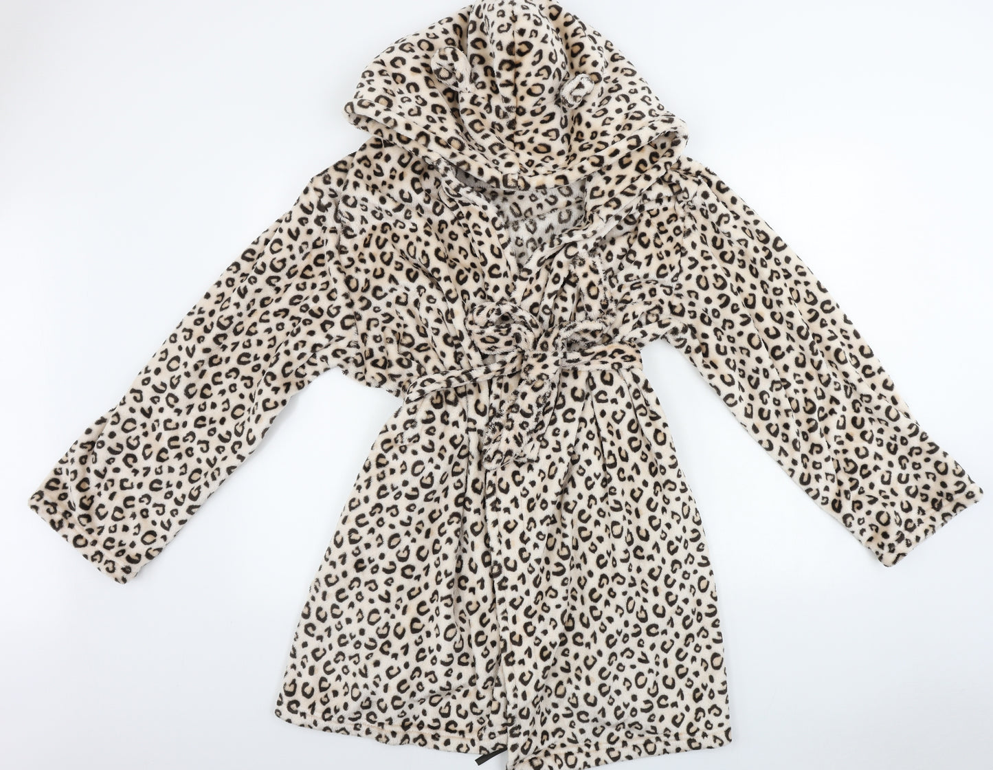 love to lounge         Womens Beige Animal Print   Gown Size L