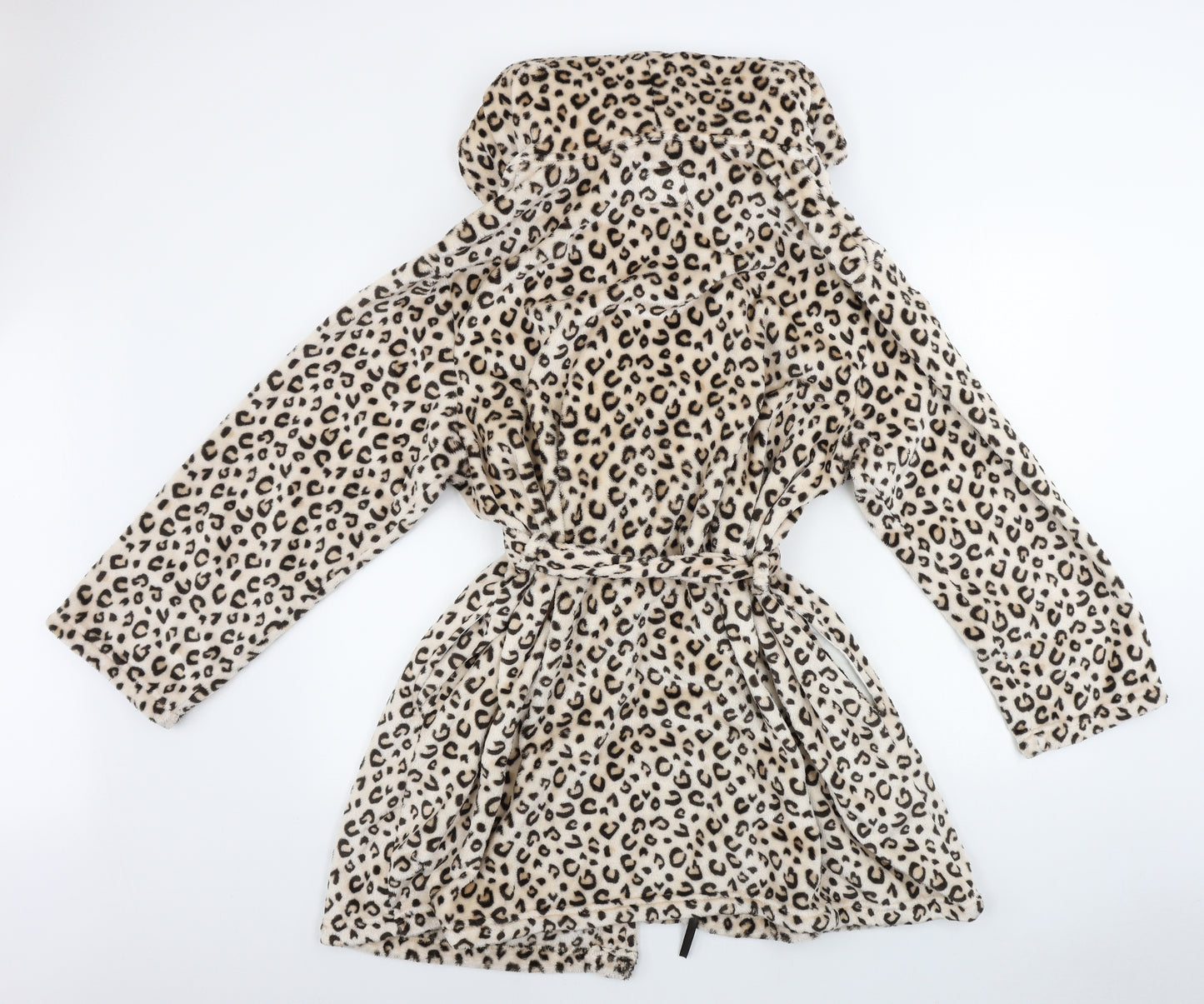 love to lounge         Womens Beige Animal Print   Gown Size L