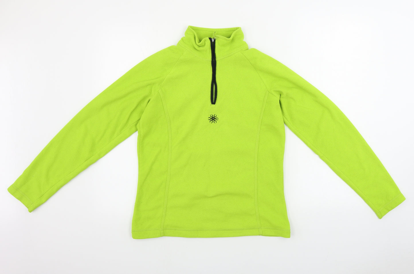Crane Mens Green   Henley Jumper Size S