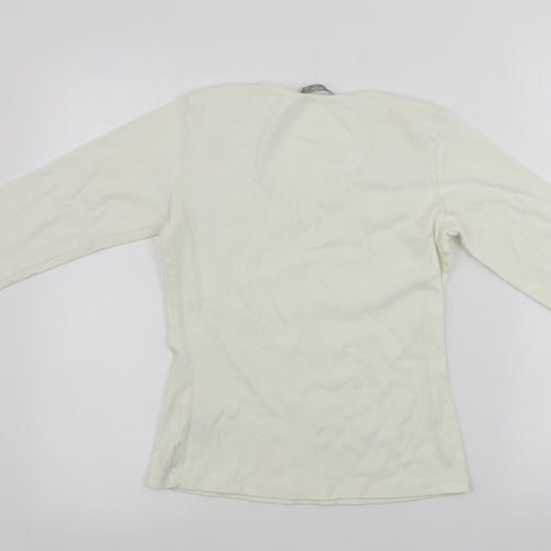 M&Co Womens Ivory   Pullover Jumper Size XS