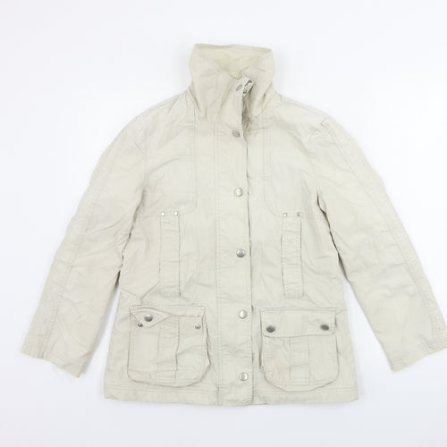 Marks and Spencer  Womens Beige   Jacket Coat Size 8