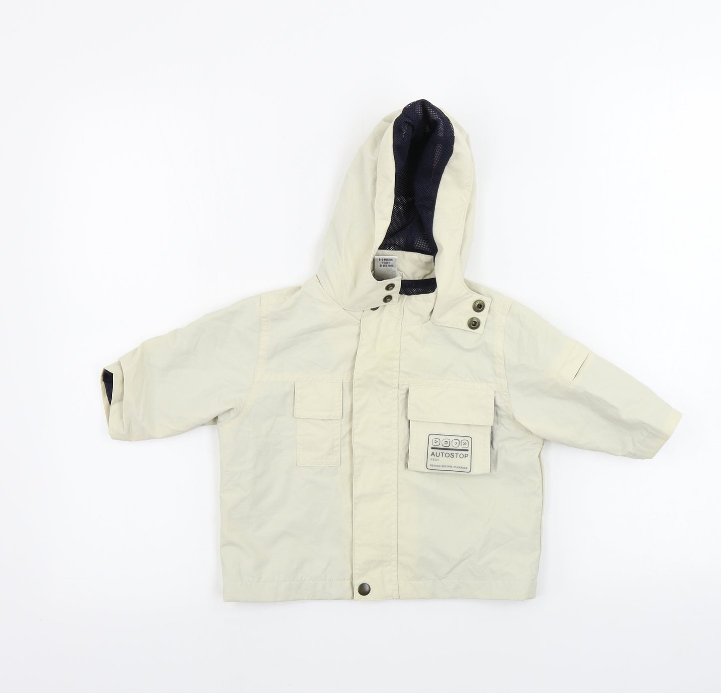 NEXT  Boys Beige   Rain Coat Coat Size 6-9 Months