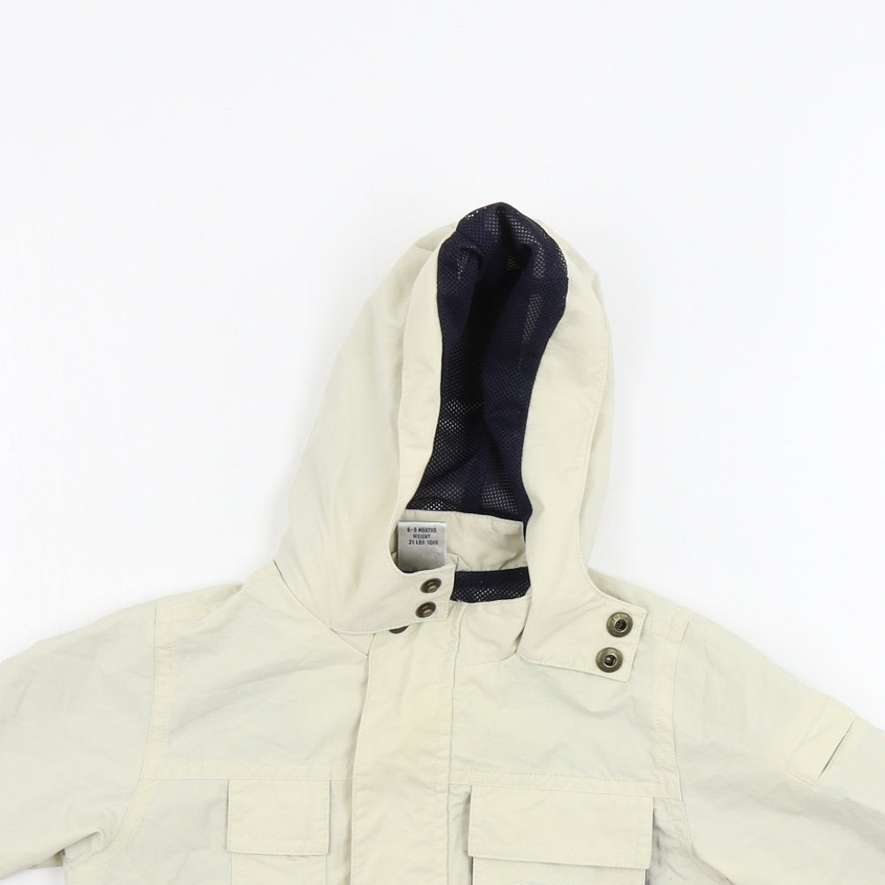 NEXT  Boys Beige   Rain Coat Coat Size 6-9 Months