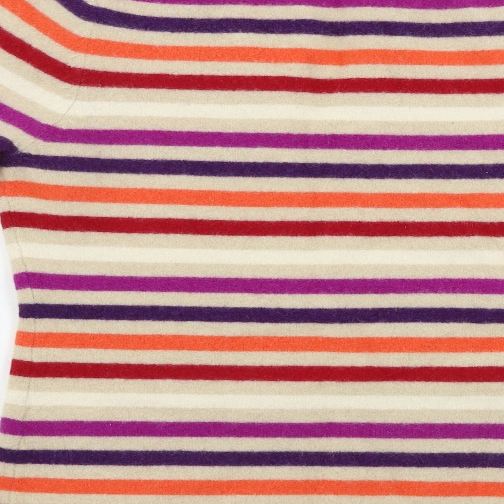 John Lewis Womens Beige Striped  Pullover Jumper Size 10