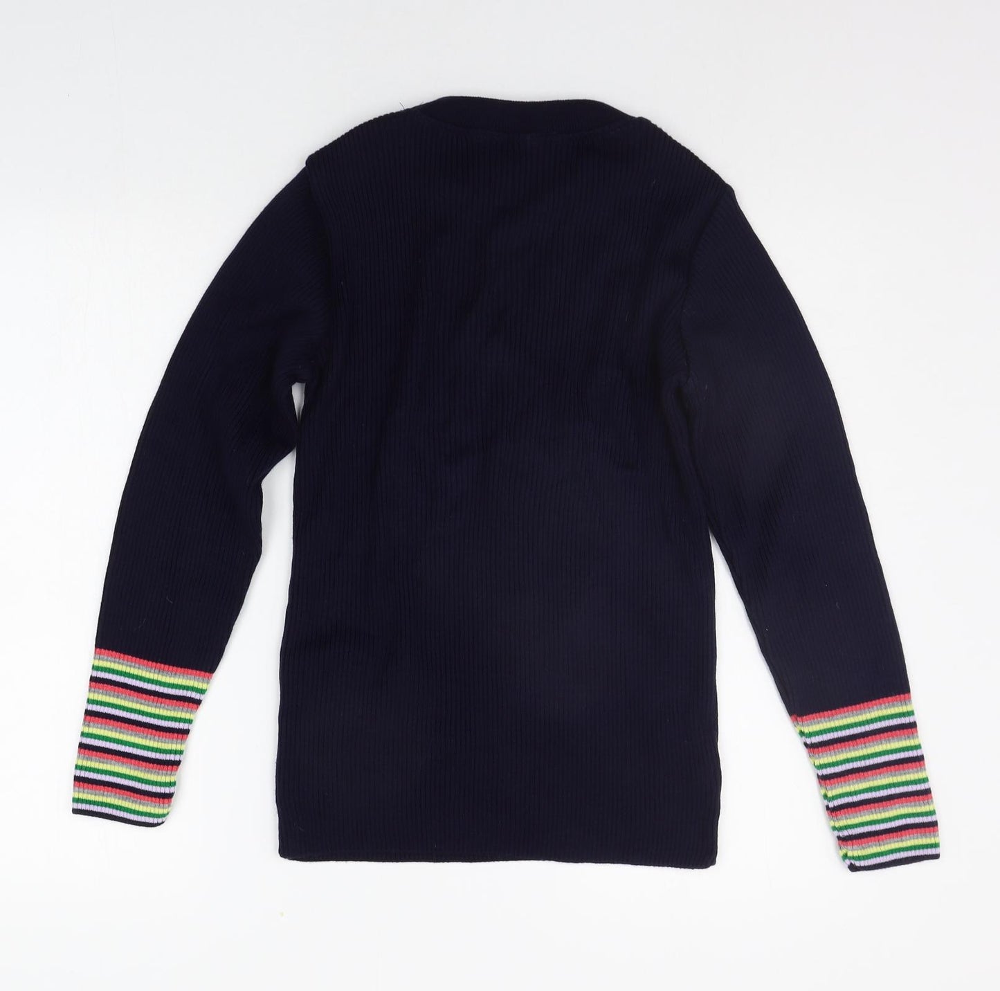 Dorothy Perkins Womens Blue Striped  Pullover Jumper Size 12