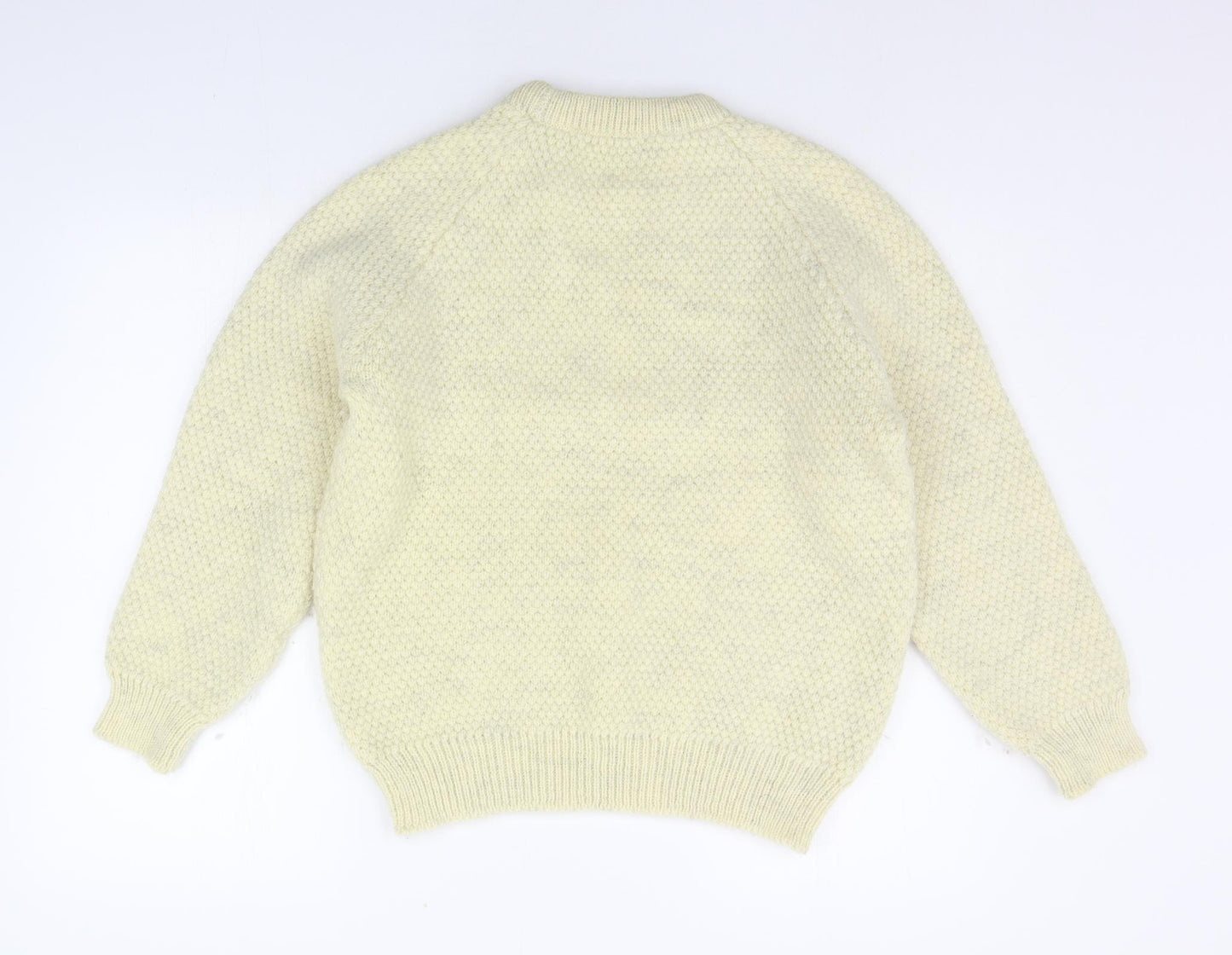 swaledale woollens Womens Yellow   Pullover Jumper Size M