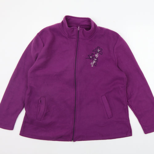 Anne De Lancay  Womens Purple   Kimono Coat Size L