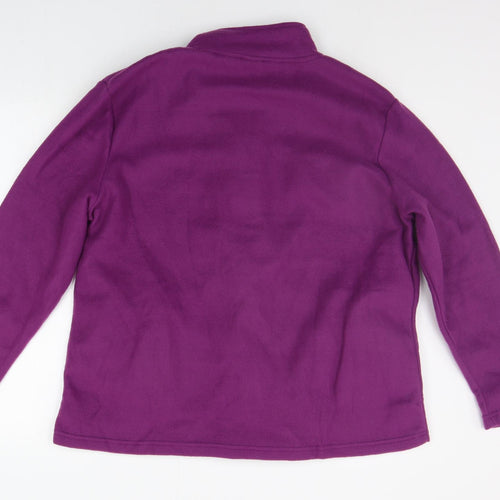 Anne De Lancay  Womens Purple   Kimono Coat Size L
