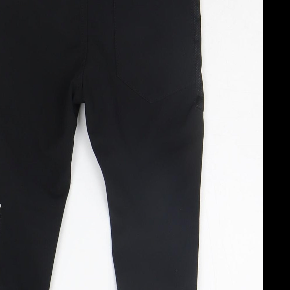 NEXT Girls Black   Jogger Trousers Size 3 Years