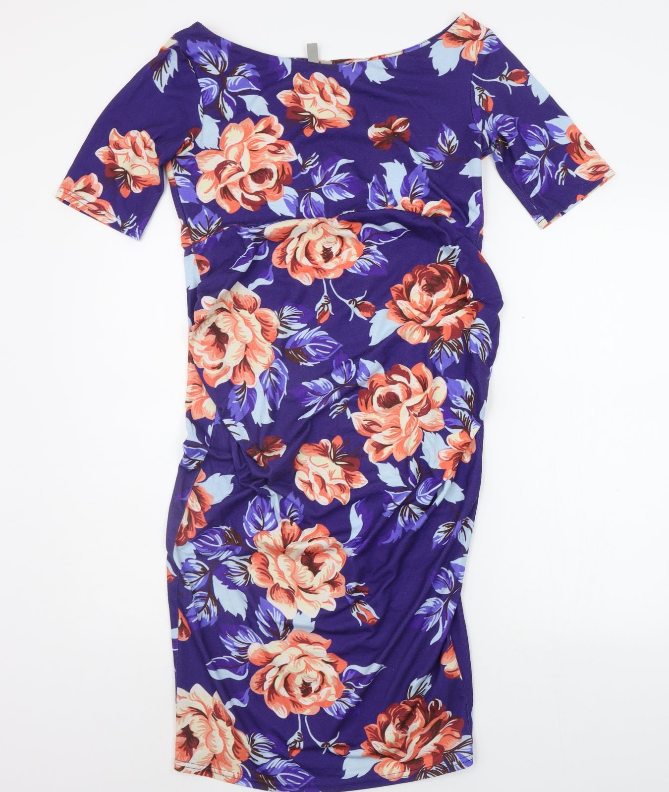 ASOS Womens Blue Floral  A-Line  Size 12