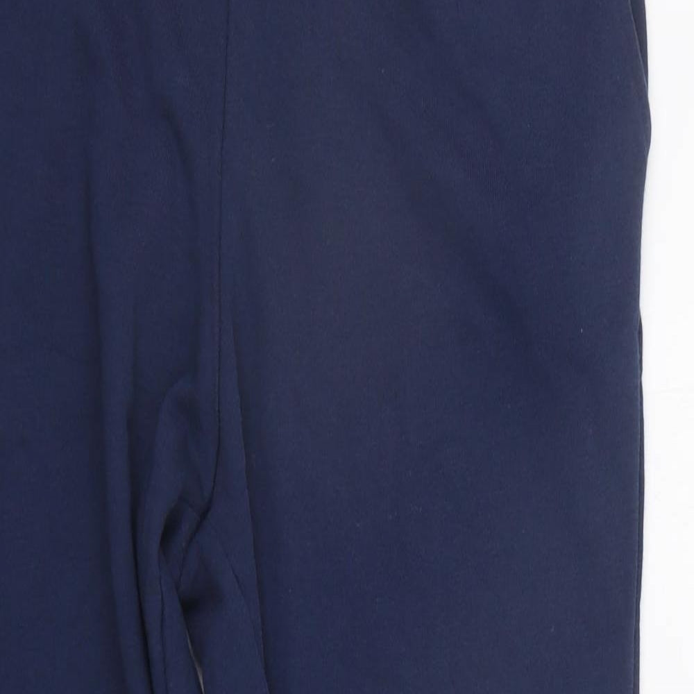Marks and Spencer Womens Blue   Jogger Trousers Size 12 L26 in