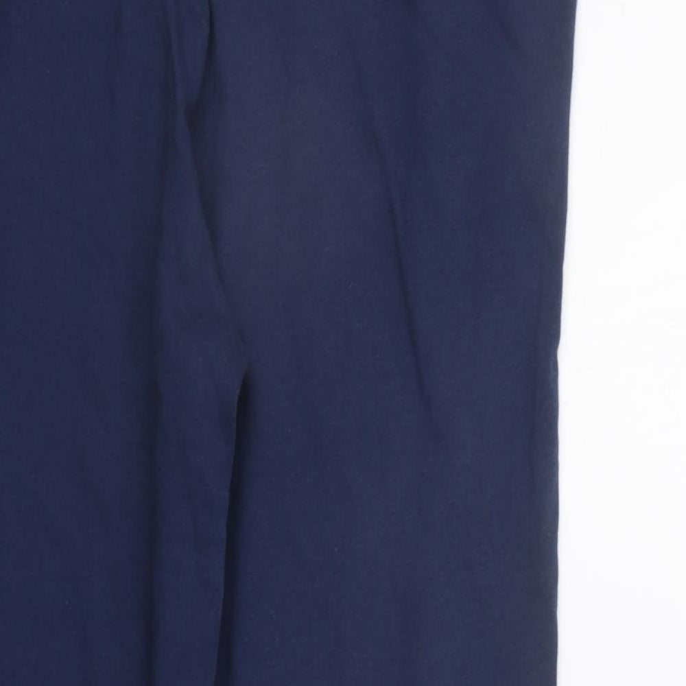 Marks and Spencer Womens Blue   Jogger Trousers Size 12 L26 in