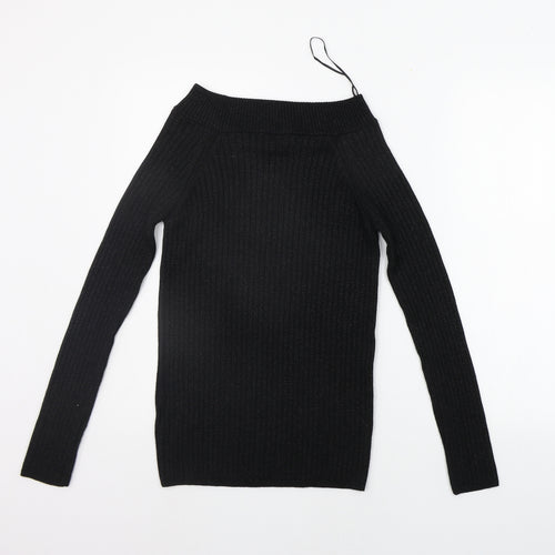 Marks and Spencer Womens Black   Pullover Jumper Size 12