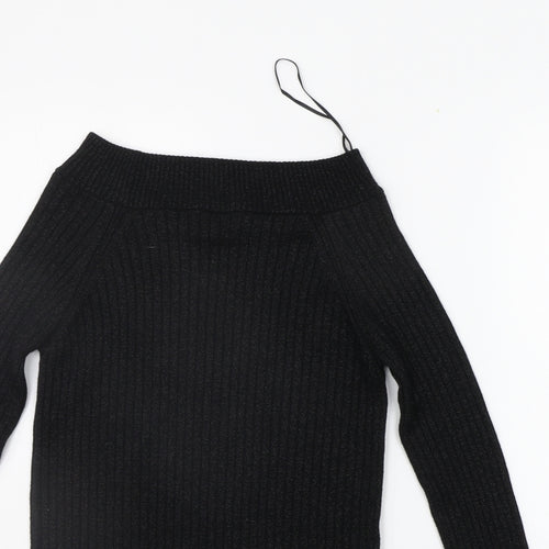 Marks and Spencer Womens Black   Pullover Jumper Size 12