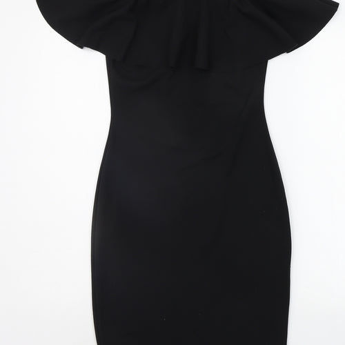 AYANAPA Womens Black   A-Line  Size 8