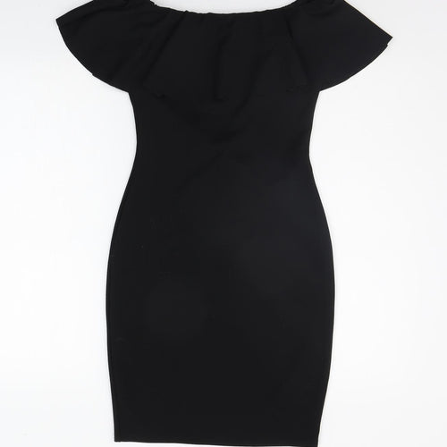 AYANAPA Womens Black   A-Line  Size 8