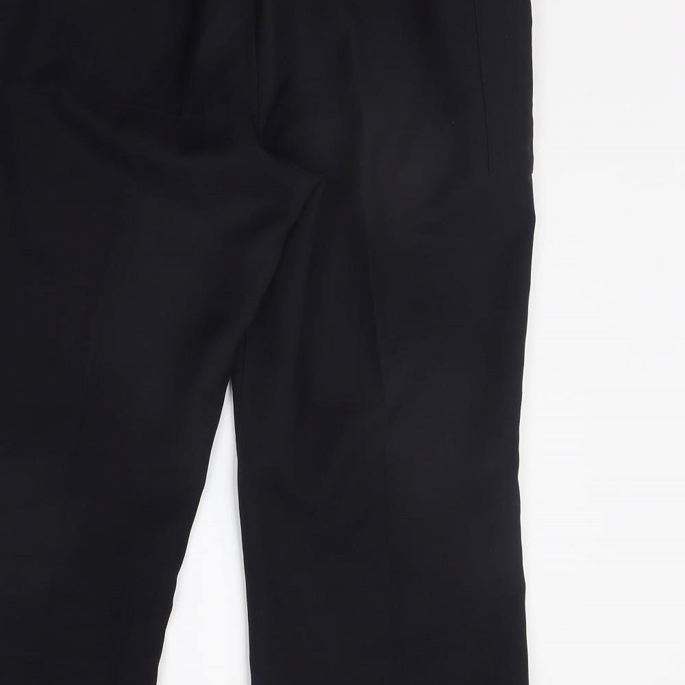 Anchor Womens Black   Trousers  Size 12 L20 in