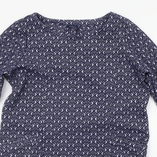 Joules Womens Blue Geometric  Jumper Dress  Size 12