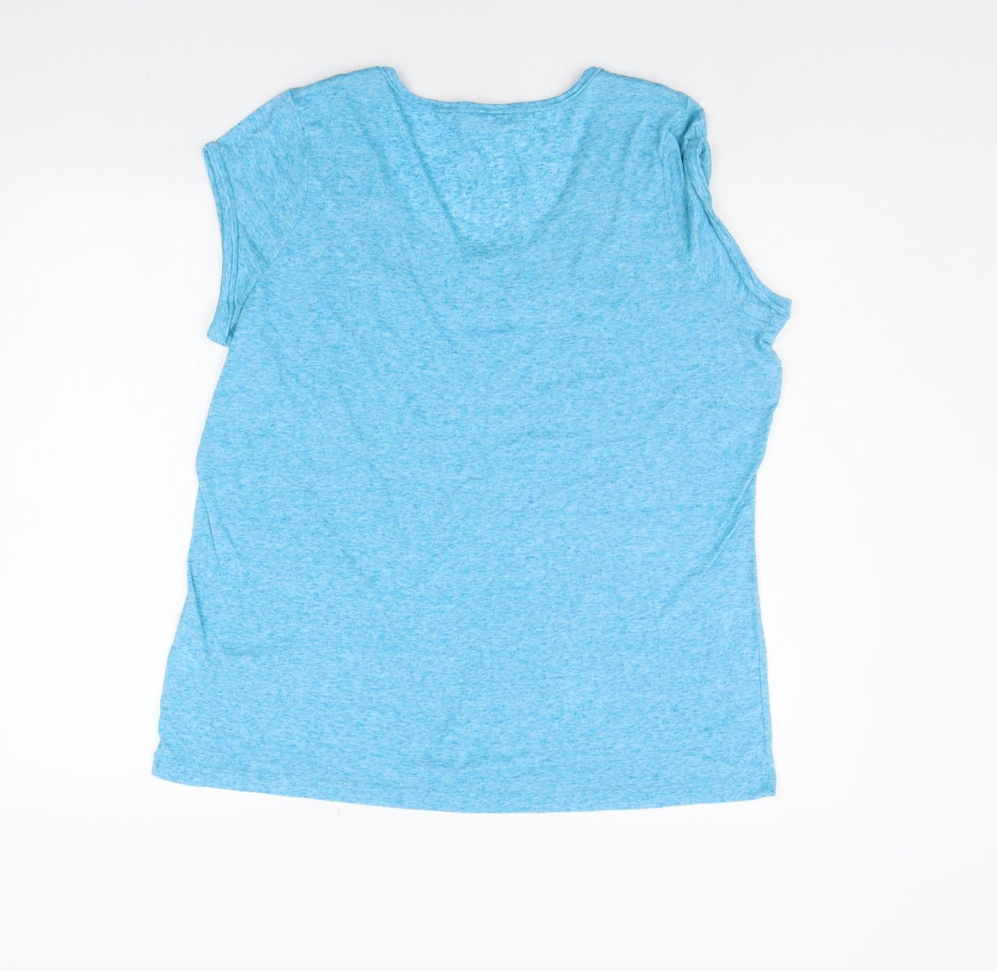 Per Una Womens Blue   Basic T-Shirt Size 20