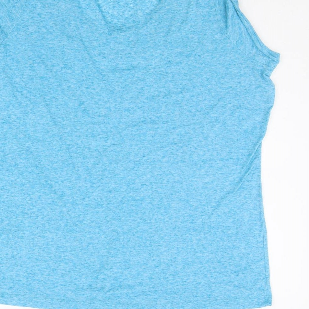 Per Una Womens Blue   Basic T-Shirt Size 20