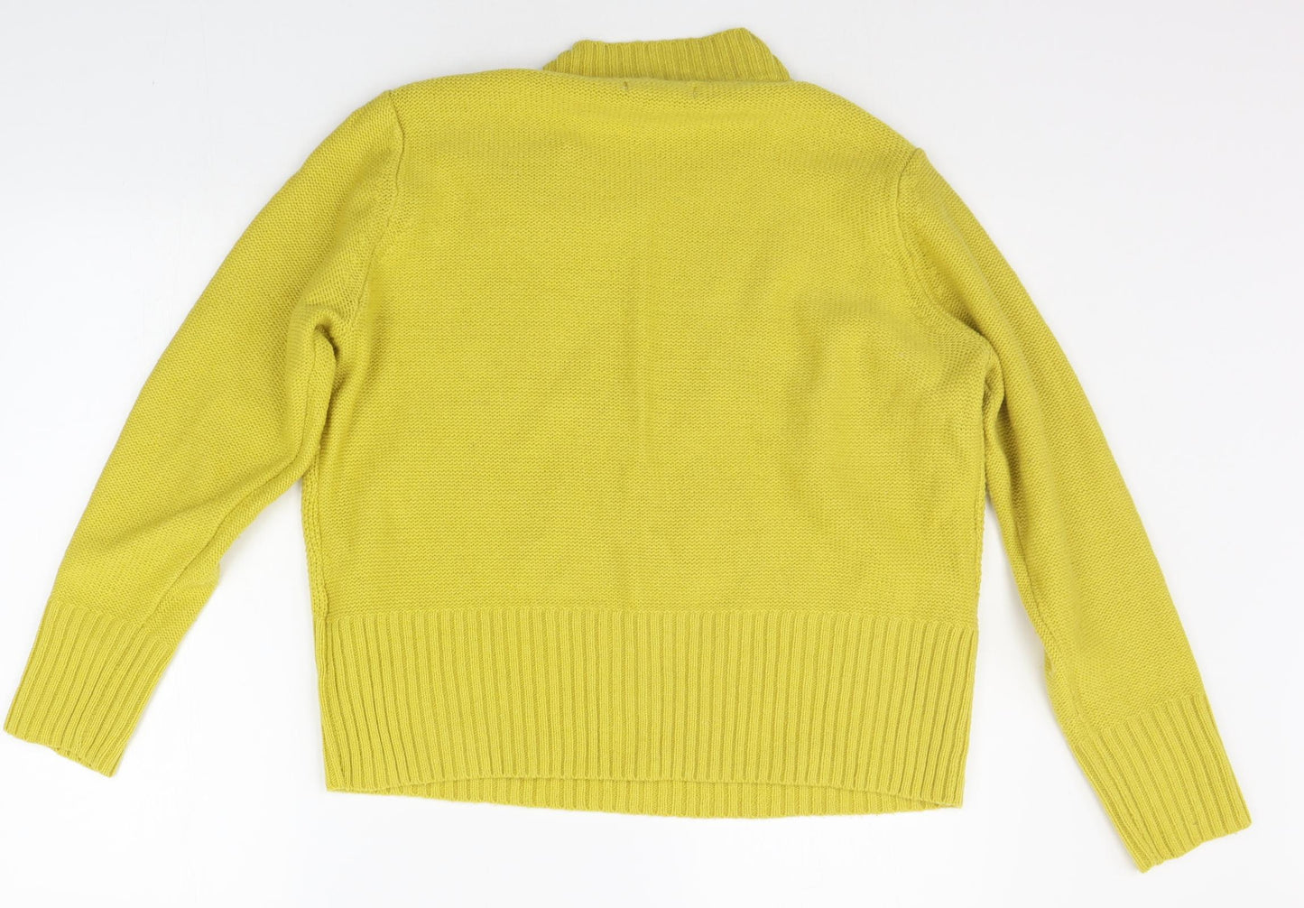 Marks and Spencer Womens Yellow   Pullover Jumper Size 18
