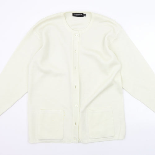 paramour Womens Beige   Cardigan Jumper One Size