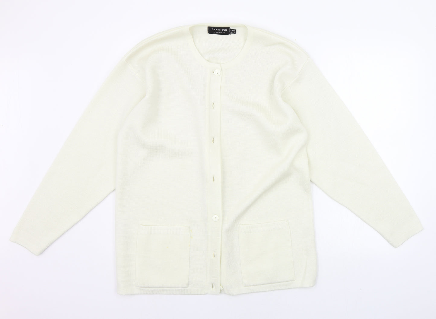 paramour Womens Beige   Cardigan Jumper One Size