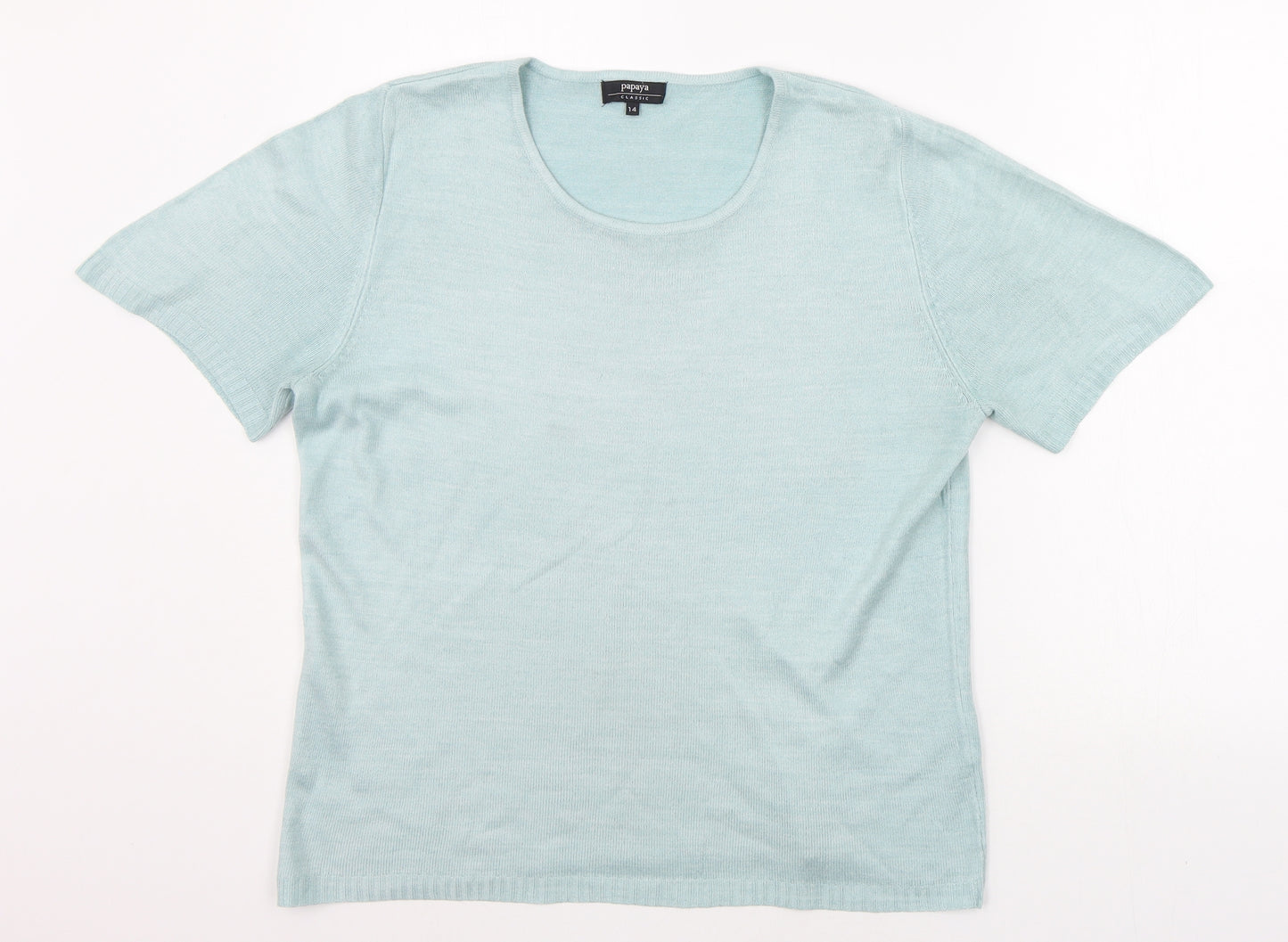 Papaya Womens Green   Pullover Jumper Size 14