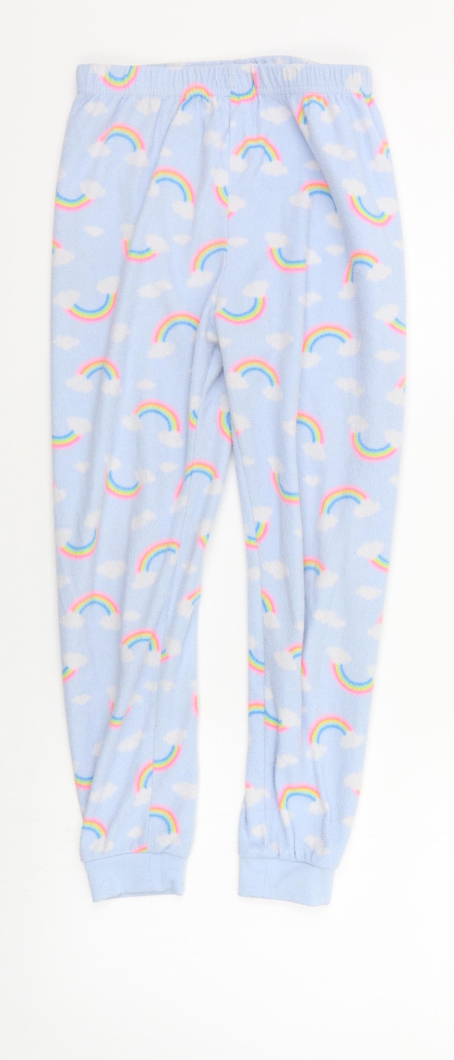 Primark Boys Blue Geometric   Pyjama Pants Size 7-8 Years