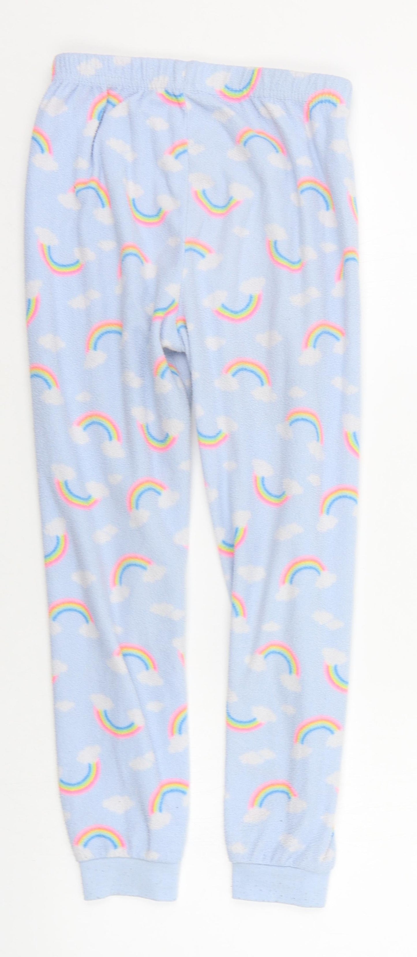 Primark Boys Blue Geometric   Pyjama Pants Size 7-8 Years