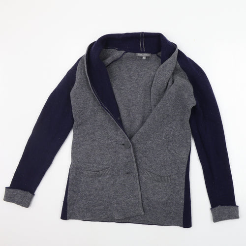 Laura Ashley Womens Blue   Cardigan Jumper Size 10