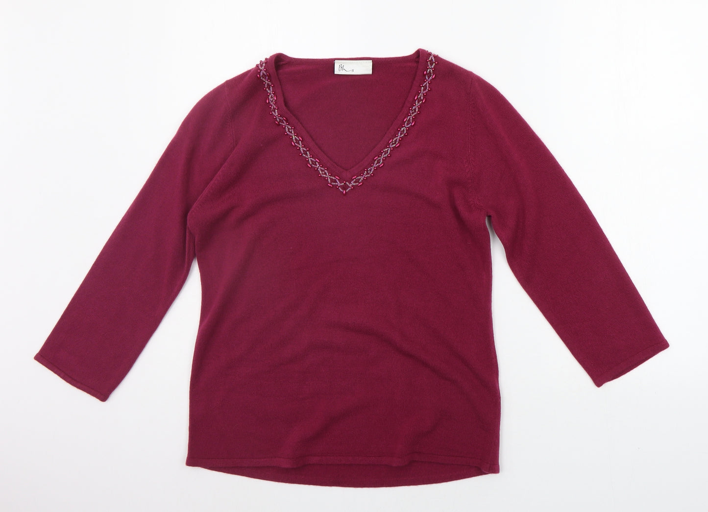 BHS Womens Purple   Pullover Jumper Size 10