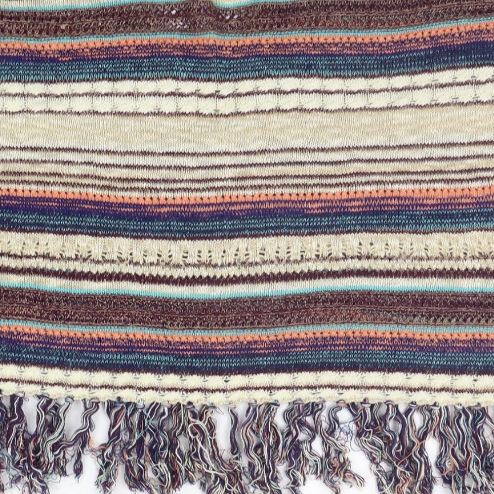 Papaya Womens Beige Striped  Pullover Jumper Size M