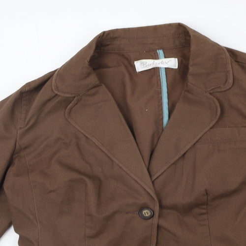 BERKETEX Womens Brown   Jacket Suit Jacket Size 10