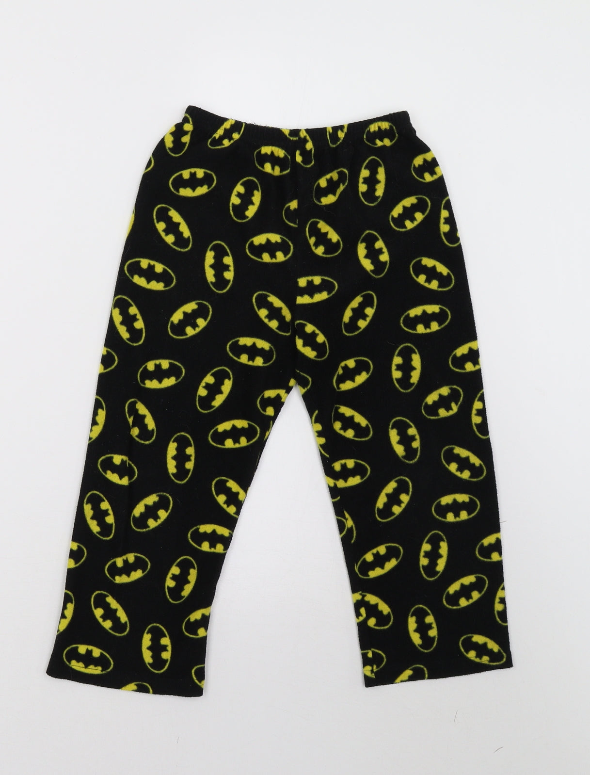 Primark Boys Black  Fleece  Pyjama Set Size 5-6 Years  - Batman