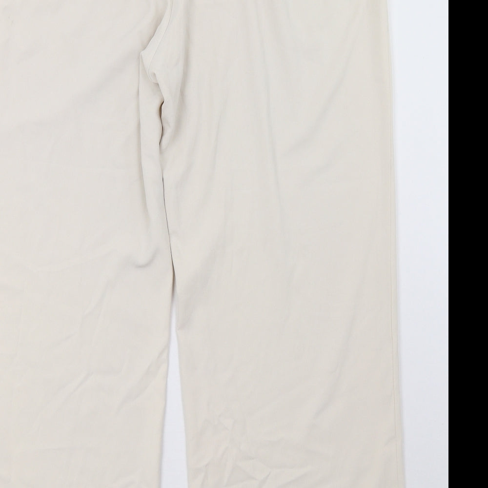 Marks and Spencer Womens White   Trousers  Size 18 L27 in