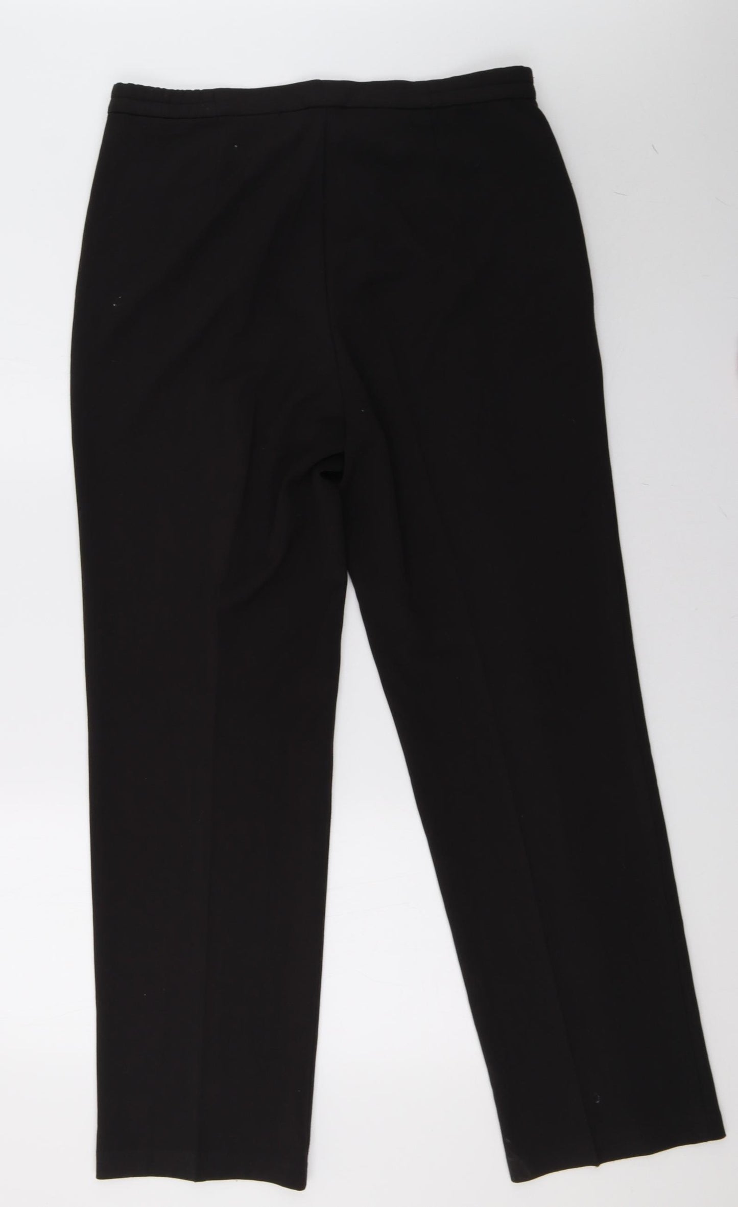 Marks and Spencer Womens Black   Trousers  Size 14 L33 in