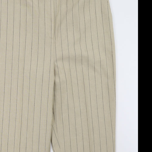 slimma Womens Beige Striped  Trousers  Size 20 L29 in