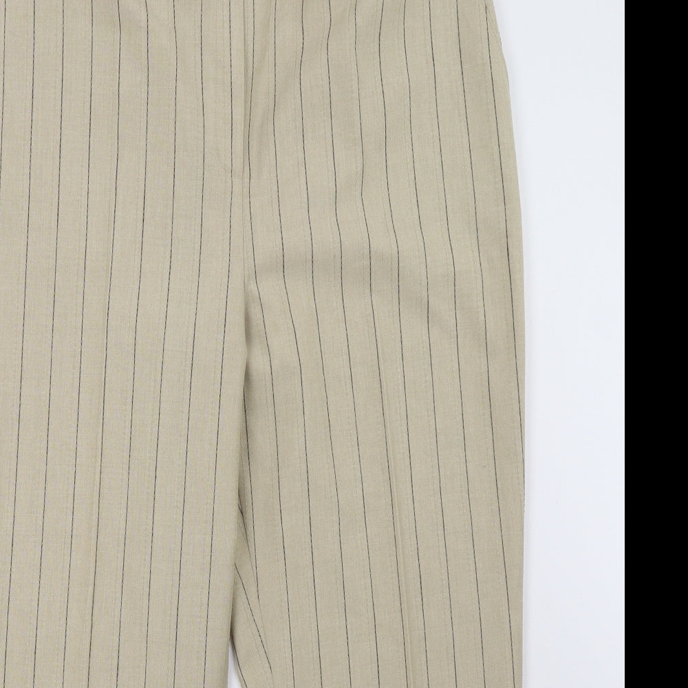 slimma Womens Beige Striped  Trousers  Size 20 L29 in