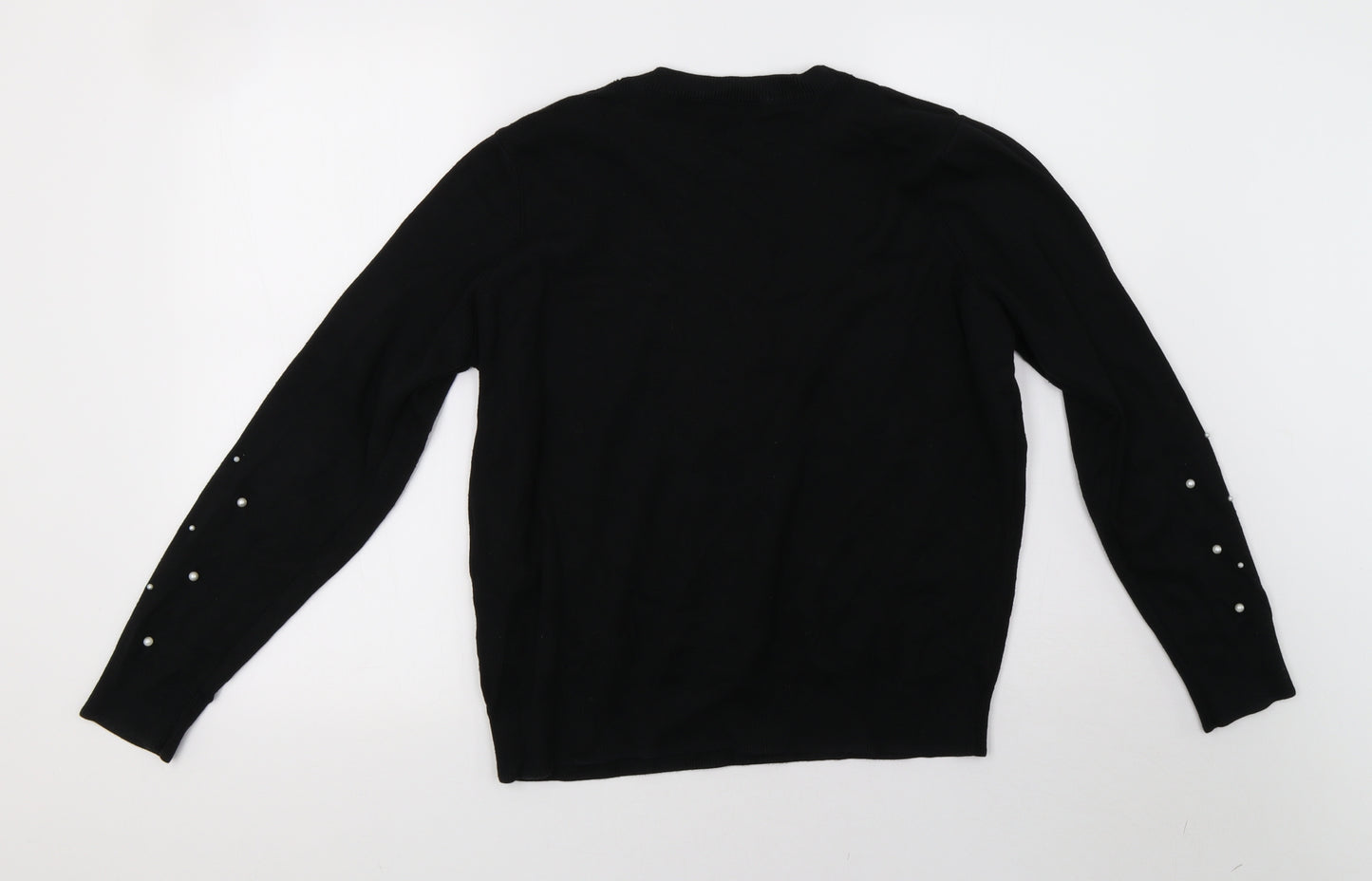 by very Womens Black   Pullover Sweatshirt Size 14