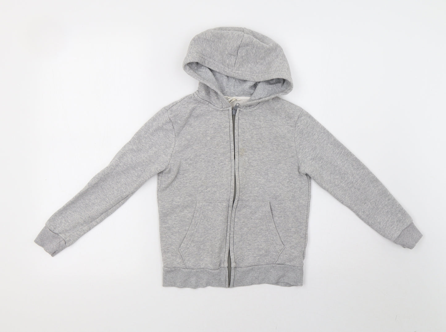 Zara Boys Grey   Full Zip Hoodie Size 6-7 Years