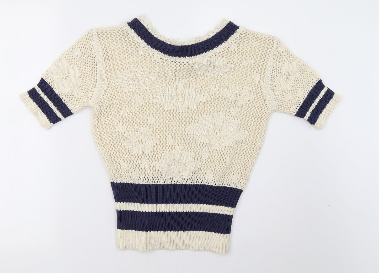 st ambecco Womens White   Pullover Sweatshirt Size L