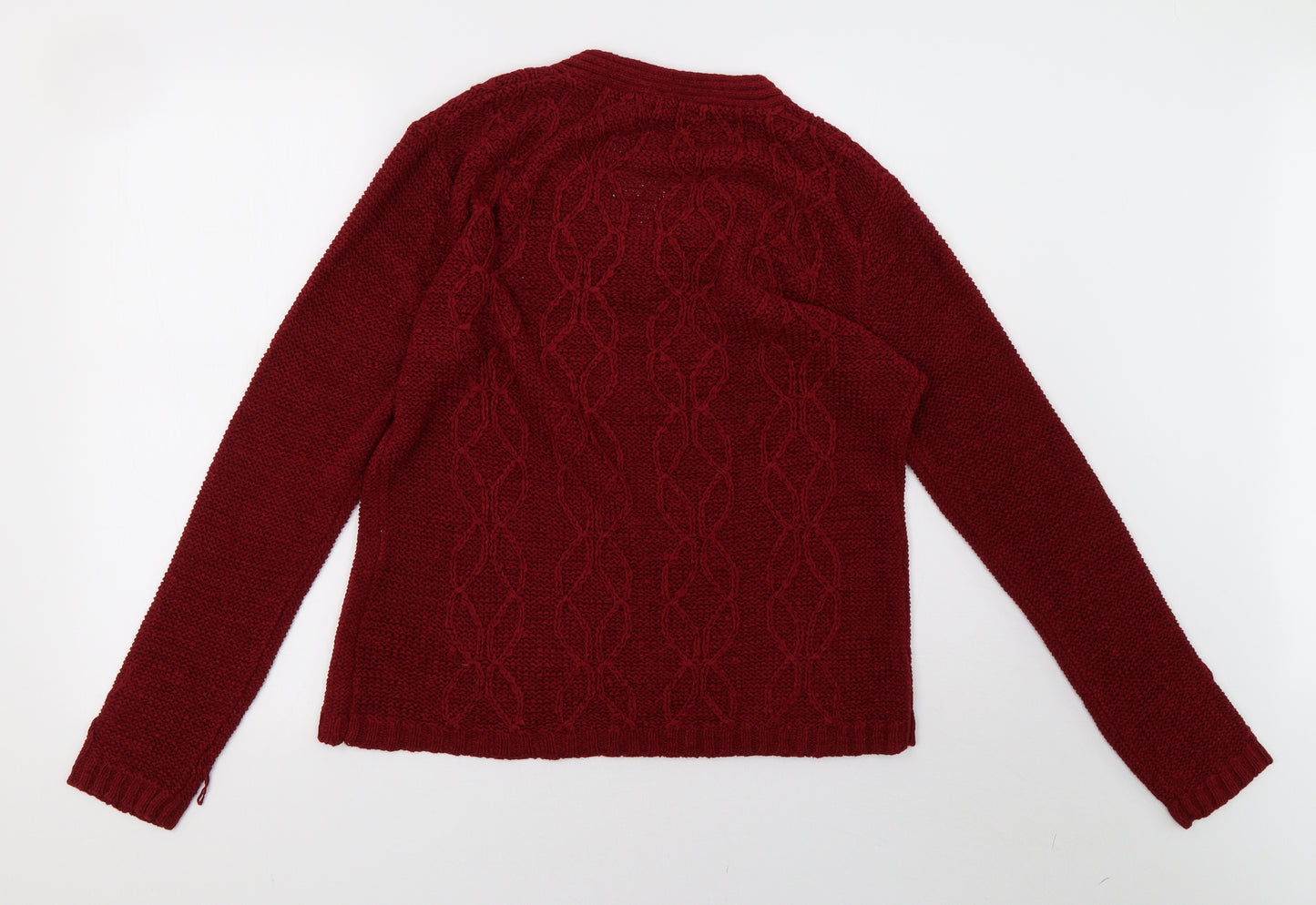 elizabeth scott Womens Red   Pullover Sweatshirt Size XL