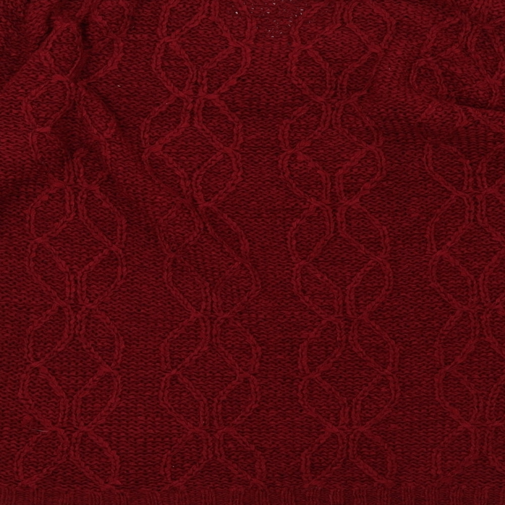 elizabeth scott Womens Red   Pullover Sweatshirt Size XL